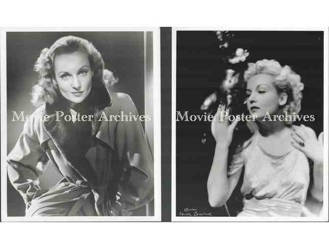 CAROLE LOMBARD, group of classic celebrity portraits, stills or photos