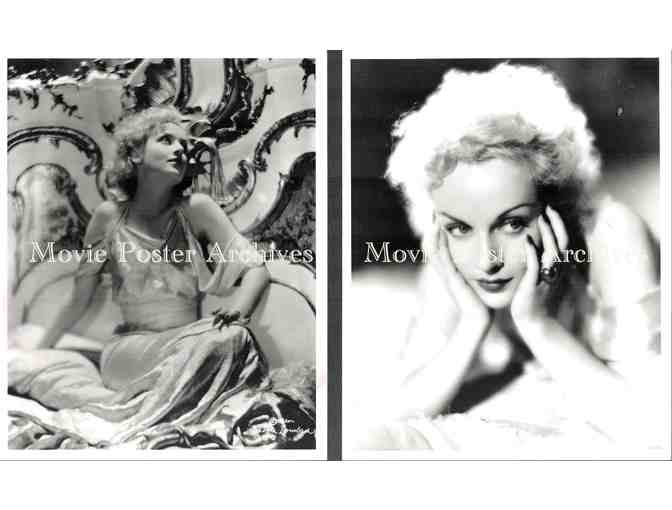 CAROLE LOMBARD, group of classic celebrity portraits, stills or photos