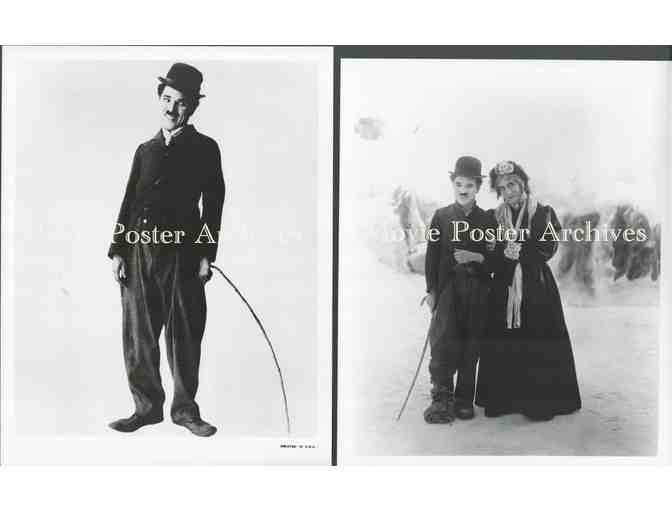CHARLIE CHAPLIN, group of classic celebrity portraits, stills or photos