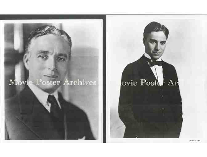 CHARLIE CHAPLIN, group of classic celebrity portraits, stills or photos