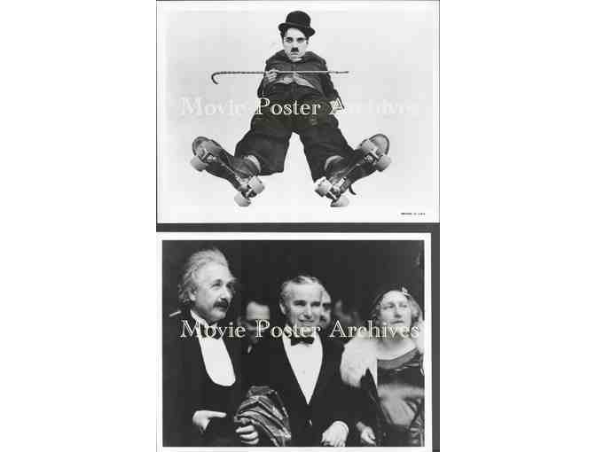 CHARLIE CHAPLIN, group of classic celebrity portraits, stills or photos