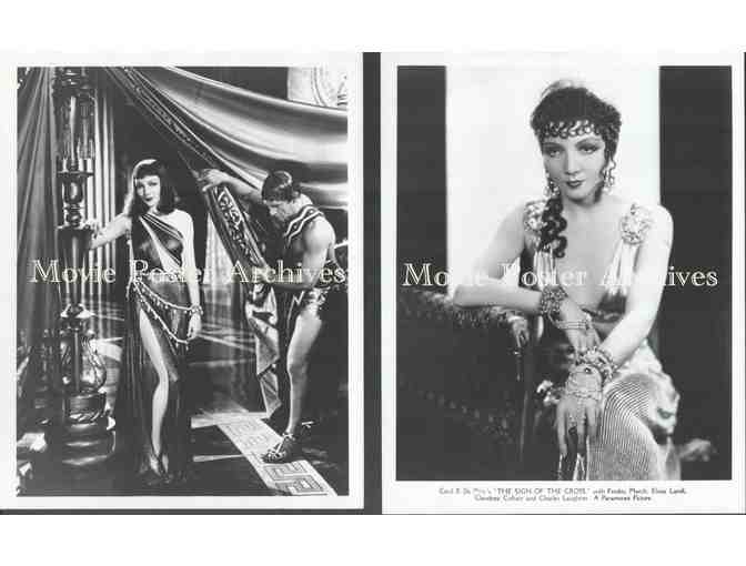 CLAUDETTE COLBERT, group of classic celebrity portraits, stills or photos