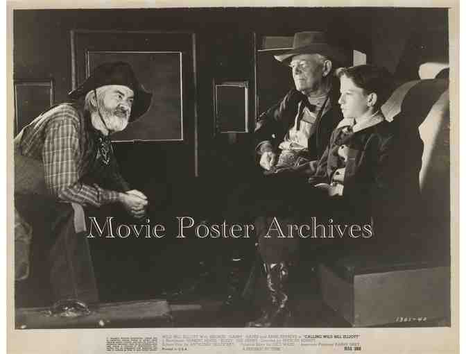 CALLING WILD BILL ELLIOTT, movie still set , Bill Elliot, Gabby Hayes,