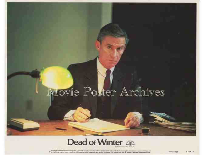 DEAD OF WINTER, 1987 11x14 LC set, Roddy McDowall, Mary Steenburgen and Mark Malone.