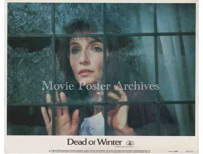 DEAD OF WINTER, 1987 11x14 LC set, Roddy McDowall, Mary Steenburgen and Mark Malone.