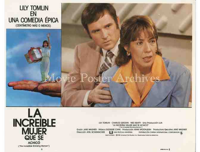 INCREDIBLE SHRINKING WOMAN, 1981 11x14 LC set, Lily Tomlin, Charles Grodin