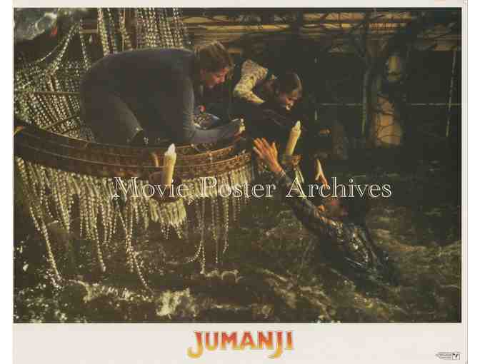 JUMANJI, 1995, lobby cards, Robin Williams, Kirsten Dunst, David Alan Grier
