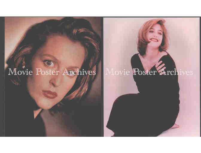 GILLIAN ANDERSON, group of color classic celebrity portraits, stills or photos