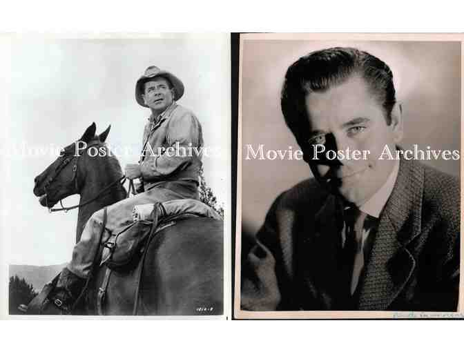 GLENN FORD, group of classic celebrity portraits, stills or photos