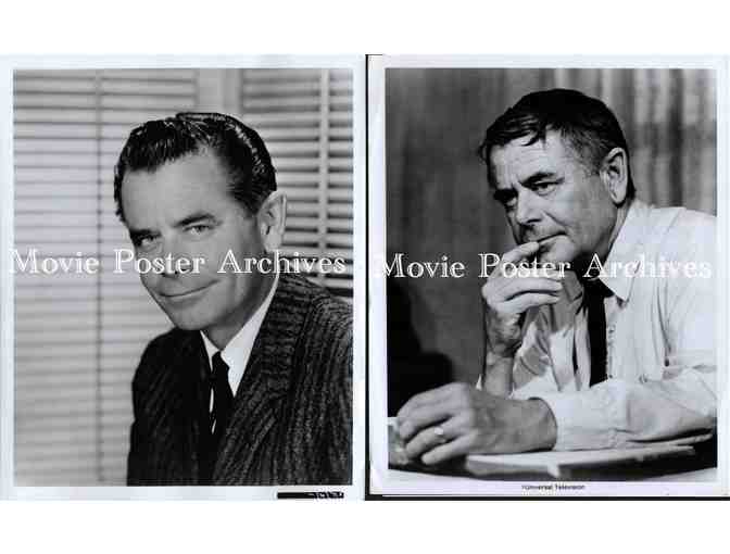 GLENN FORD, group of classic celebrity portraits, stills or photos