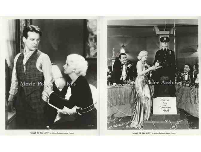 BEAST OF THE CITY, 1932, movie stills, Jean Harlow, Walter Huston, Mickey Rooney.