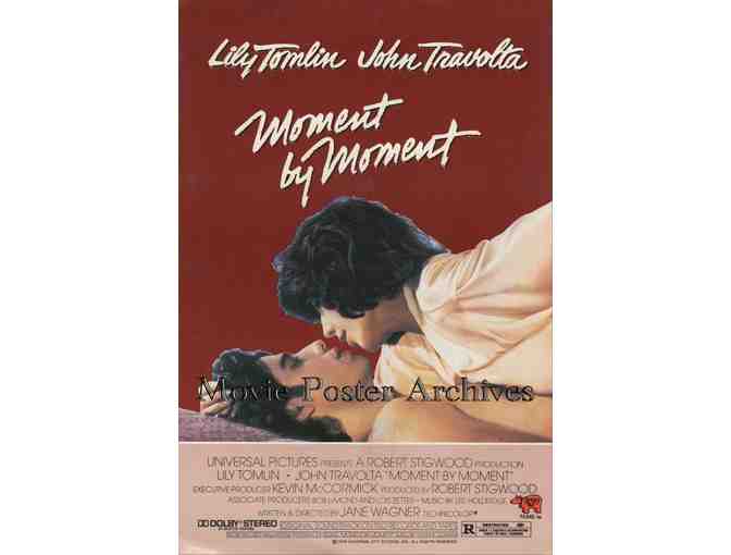 MOMENT BY MOMENT, 1979, program, John Travolta, Lily Tomlin, Bert Kramer, Neil Flanagan