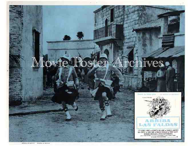 CARRY ON UP THE KHYBER, 1968, lobby cards, Sidney James, Charles Hawtrey