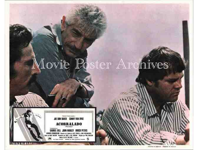 FRAMED, 1975, lobby cards, Joe Don Baker, Conny Van Dyke, Gabriel Dell