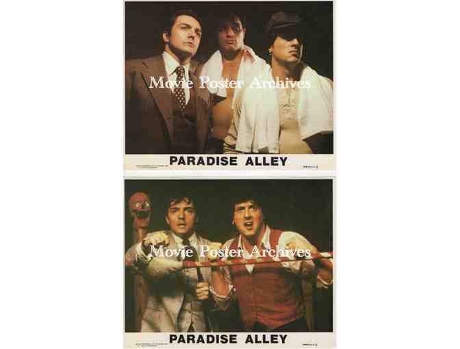 PARADISE ALLEY, 1978, mini lobby card set, Sylvester Stallone, Armand Assante, Anne Archer