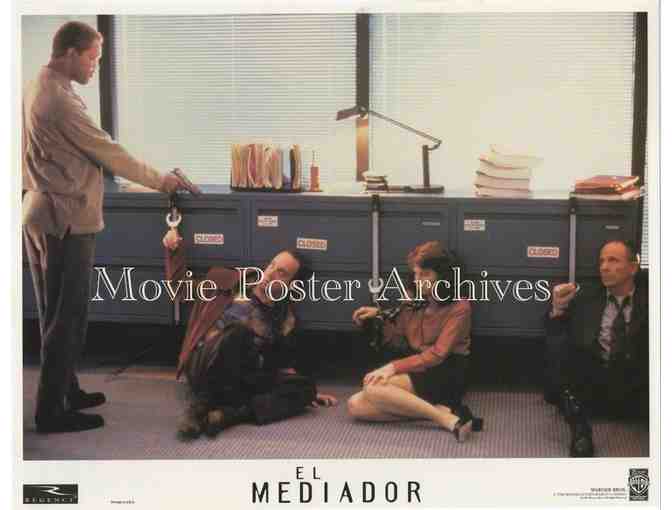 NEGOTIATOR, 1998, lobby card set, Samuel L. Jackson, Kevin Spacey, J. T. Walsh