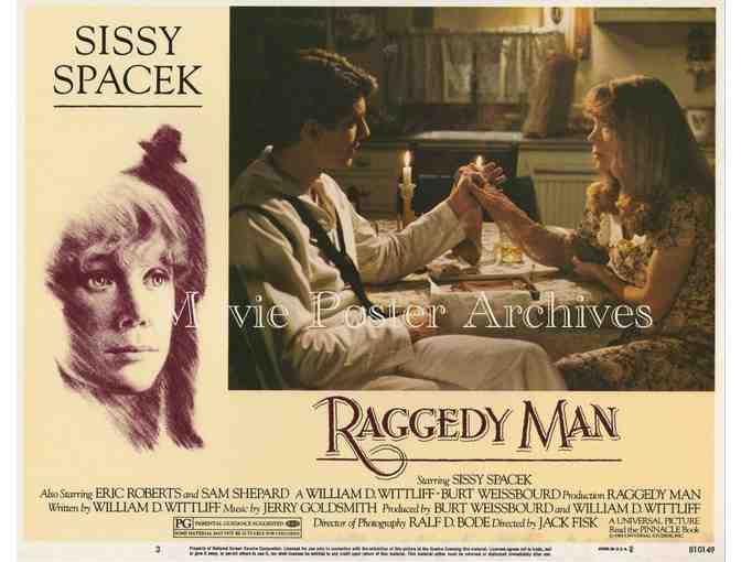 RAGGEDY MAN, 1981, lobby card set, Sissy Spacek, Eric Roberts, Sam Shepard, Henry Thomas