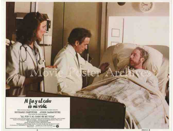 WHOSE LIFE IS IT ANYWAY?, 1981, lobby card set, Richard Dreyfuss, John Cassavetes