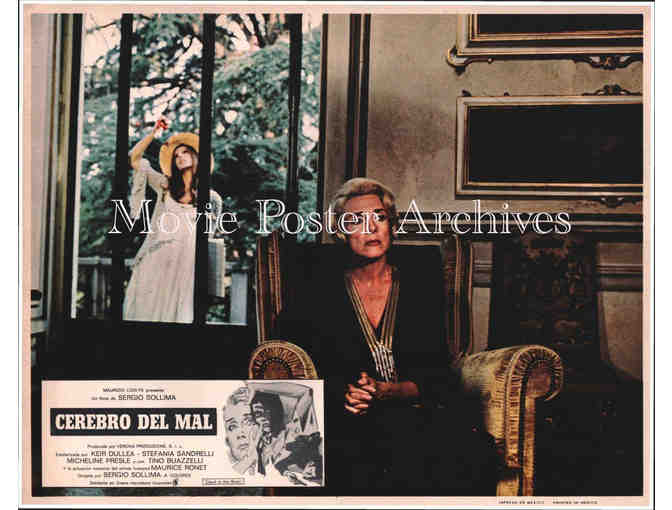 DEVIL IN THE BRAIN, 1972, lobby card set, Stefania Sandrelli, Keir Dullea