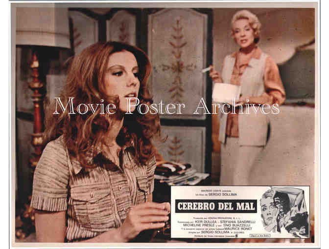DEVIL IN THE BRAIN, 1972, lobby card set, Stefania Sandrelli, Keir Dullea