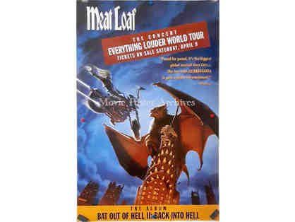 BAT OUT OF HELL II, 1993, music poster, Meat Loaf