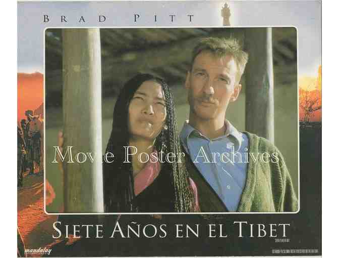 SEVEN YEARS IN TIBET, 1997, lobby card set, Brad Pitt, David Thewlis, B. D. Wong, Mako