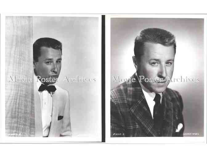 GEORGE GOBEL, group of classic celebrity portraits, stills or photos