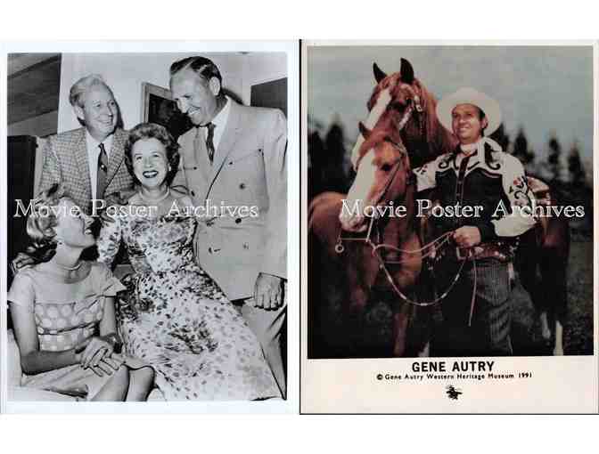 GENE AUTRY, classic celebrity portraits, stills or photos