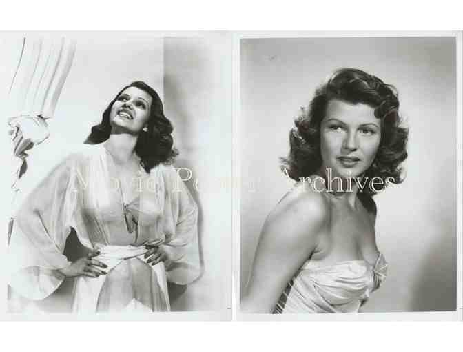 RITA HAYWORTH, group of 10 8x10 classic celebrity portraits and photos