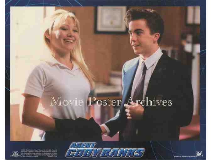 AGENT CODY BANKS, 2003, lobby card set, Frankie Muniz, Hilary Duff