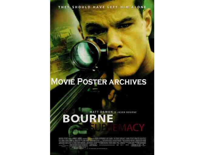 BOURNE SUPREMACY, 2004, mini sheets, bulk, Matt Damon, Brian Cox