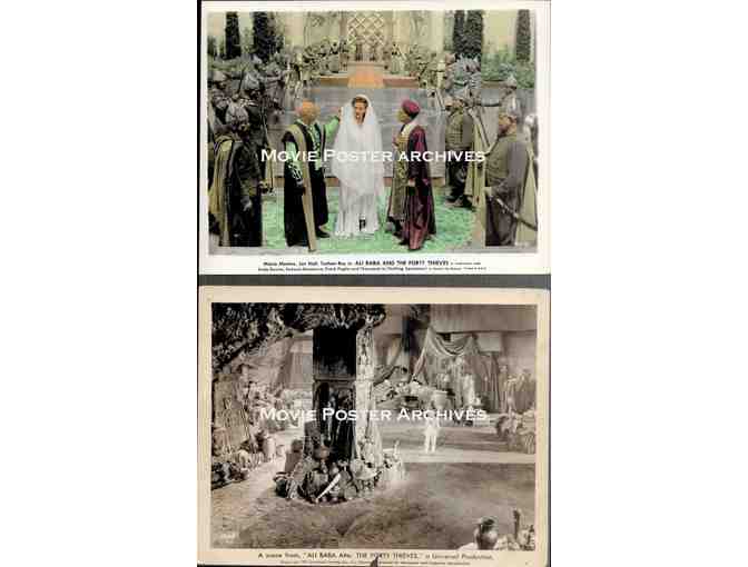 ALI BABA AND THE FORTY THIEVES, 1944, movie stills, collectors lot, Jon Hall