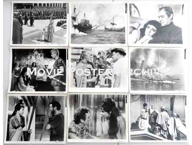 CLEOPATRA, 1963, movie stills, collectors lot, Elizabeth Taylor, Richard Burton