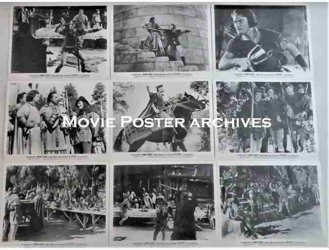 ADVENTURES OF ROBIN HOOD, 1938, movie stills, collectors lot, Errol Flynn
