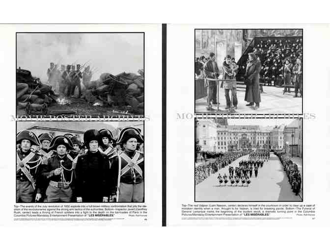 LES MISERABLES, 1998, movie stills, Liam Neeson, Uma Thurman, Claire Danes