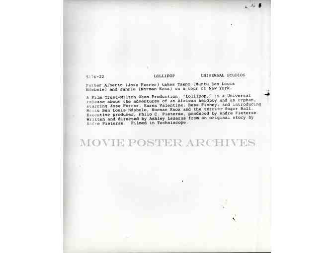 LOLLIPOP, 1975, movie stills, Jose Ferrer, Karen Valentine