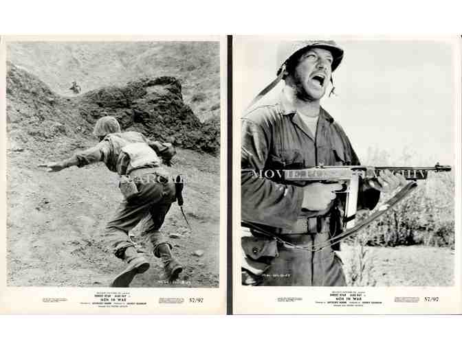 MEN IN WAR, 1957, movie stills, Robert Ryan, Aldo Ray, Vic Morrow