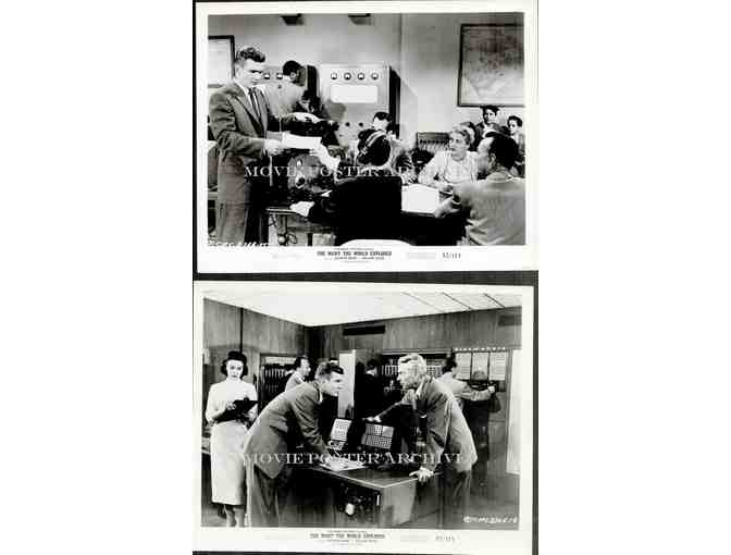 NIGHT THE WORLD EXPLODED, 1957, movie stills, Kathryn Grant, Charles Evans