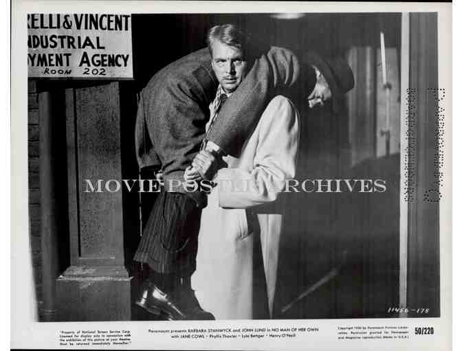 NO MAN OF HER OWN, 1950, movie stills, Barbara Stanwyck, John Lund