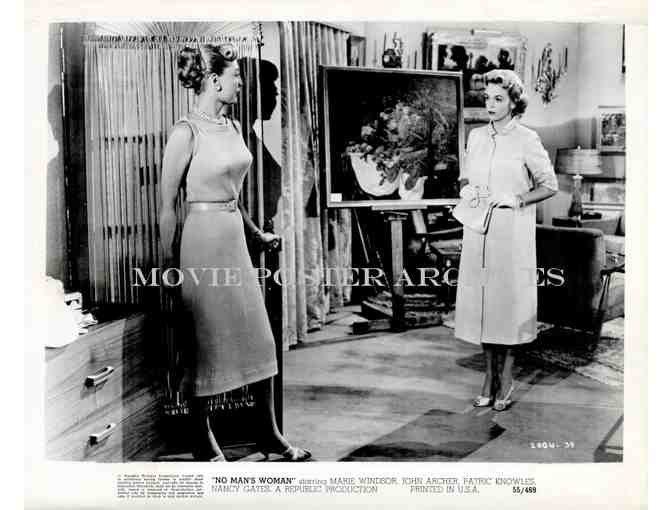 NO MANS WOMAN, 1955, movie stills, John Archer, Marie Windsor
