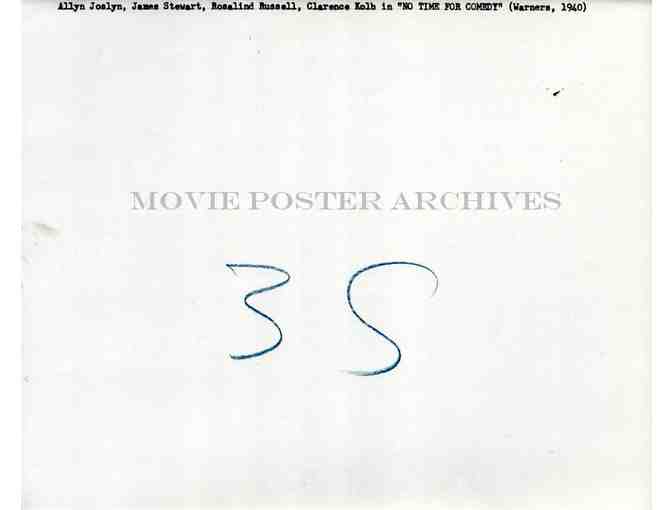 NO TIME FOR COMEDY, 1940, movie stills, James Stewart, Rosalind Russell