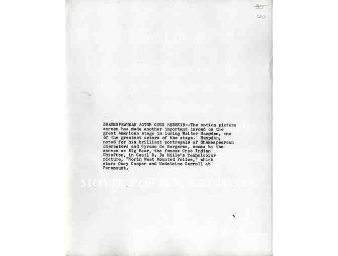 NORTH WEST MOUNTED POLICE, 1940, movie stills, Gary Cooper, Paulette Goddard