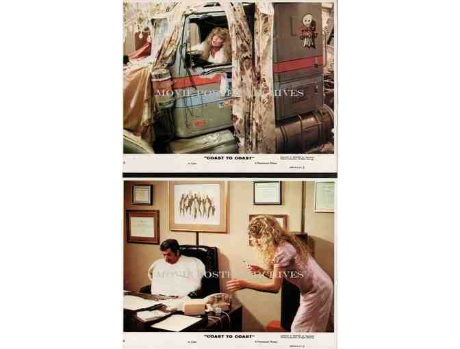 COAST TO COAST, 1980, mini lobby cards, Robert Blake, Dyan Cannon