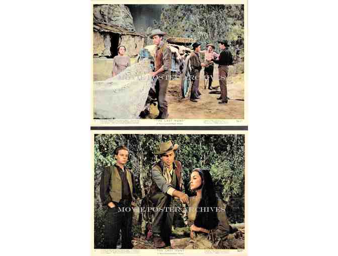 LAST HUNT, 1956, mini lobby cards, Robert Taylor, Stewart Granger