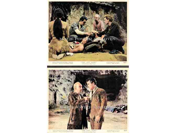 LAST HUNT, 1956, mini lobby cards, Robert Taylor, Stewart Granger
