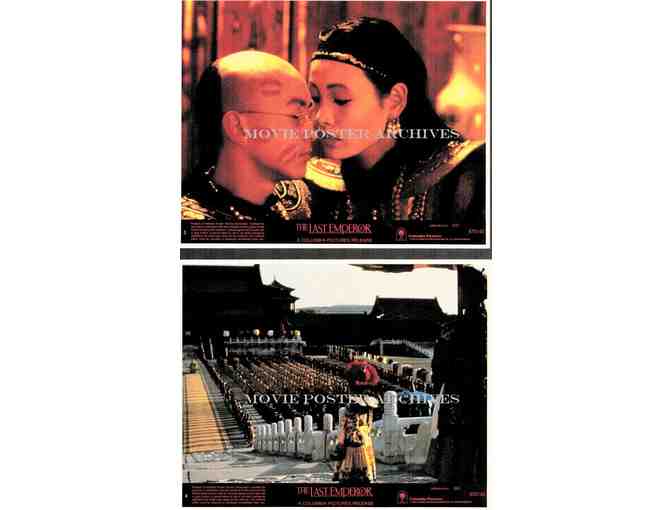 LAST EMPEROR, 1987, mini lobby cards, Peter Otoole