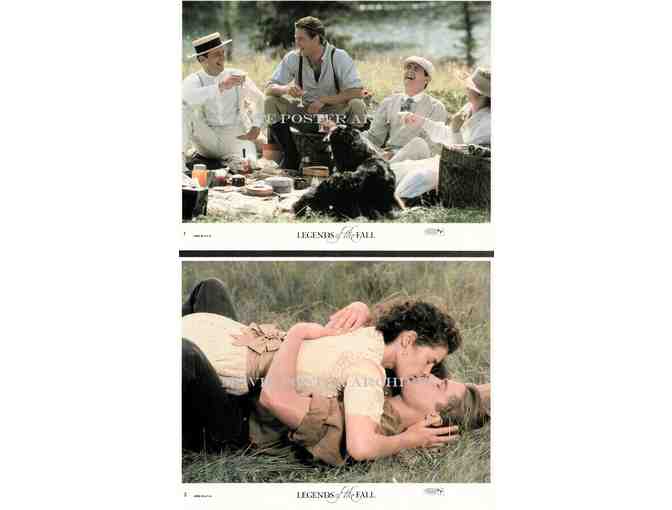 LEGENDS OF THE FALL, 1994, mini lobby cards, Brad Pitt, Anthony Hopkins