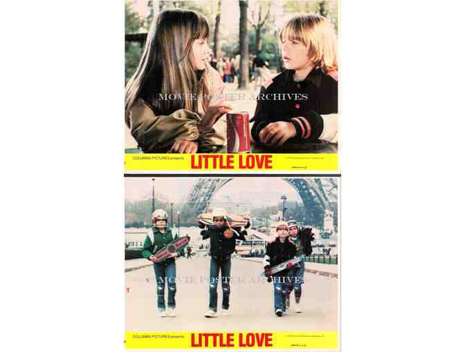 LITTLE LOVE, 1979, mini lobby cards, Anny Duperey, skateboarding