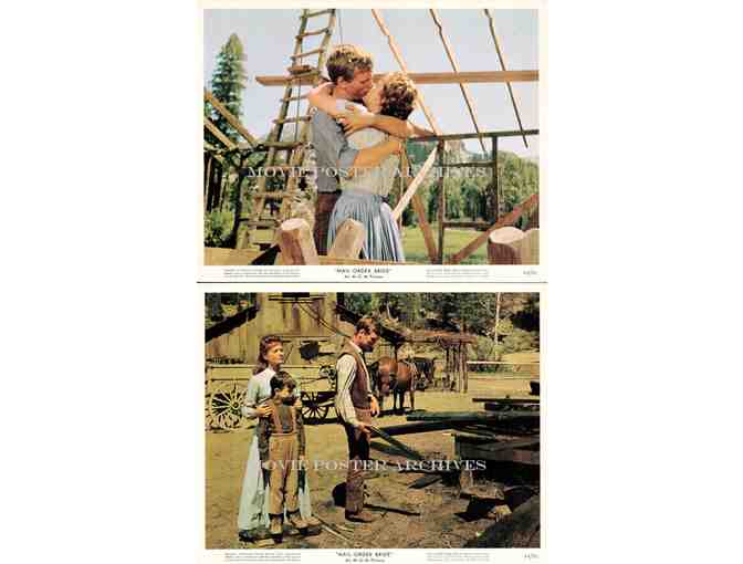 MAIL ORDER BRIDE, 1964, mini lobby cards, Buddy Ebsen, Keir Dullea