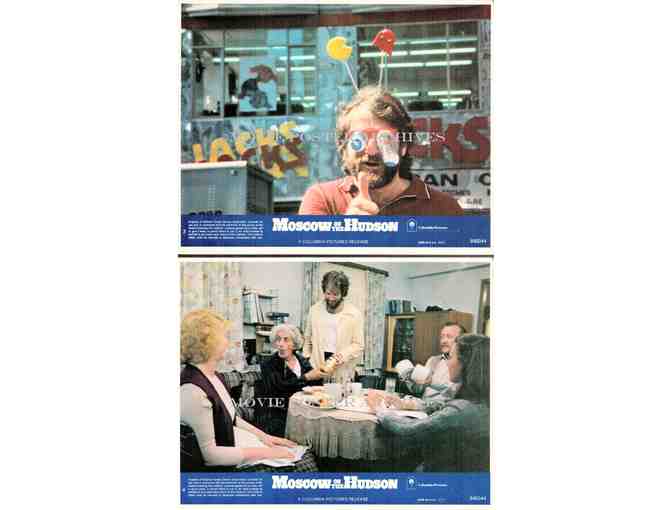 MOSCOW ON THE HUDSON, 1984, mini lobby cards, Robin Williams